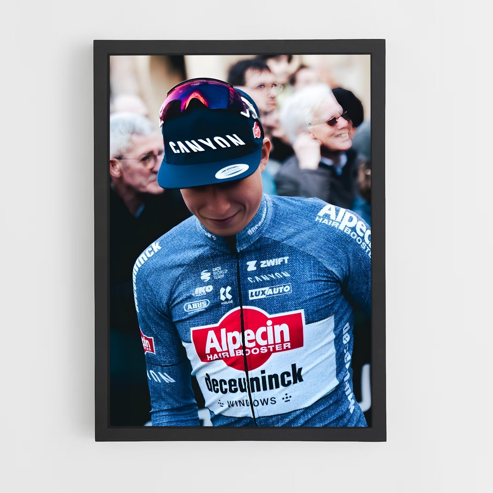 Poster Le Champignon Bleu – affiche Cyclisme (vue 2)